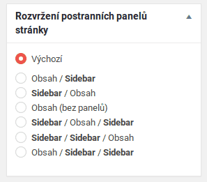 Nastavení sloupců v konkrétním článku